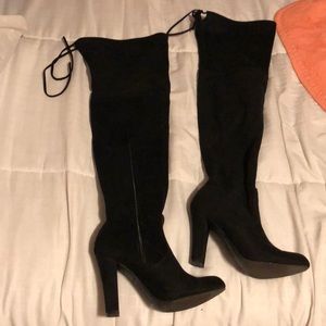 payless shoes thigh high boots